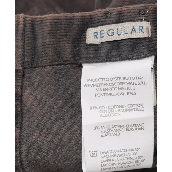 Tintoria Mattei NWT Casual Button Down Shirt Size 15/38 S US In Gray Cotton